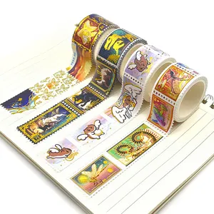 Sello de impresión Cmyk personalizado, fabricante de cinta Washi, colorido