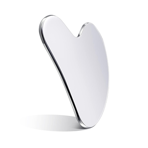 Herramientas Faciales Gua Sha de Acero Inoxidable 420 con Grosor de 3.5mm para Masaje Raspado y Estiramiento de la Piel - Product Image 1