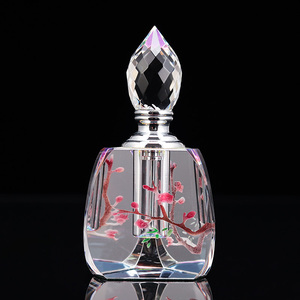 Piccolo ponte di lusso vuota bottiglia di profumo di vetro nuovo Design Premium dipinto a mano Display olio riutilizzabile altri oggetti di cristallo - Product Image 1