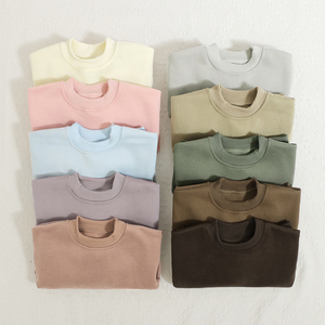 Felpe per Bambini a Maniche Lunghe in Poliestere e Cotone, Set di Abbigliamento Casual per Bambini, Set di Abbigliamento per Ragazze con Logo Personalizzato - Product Image 2