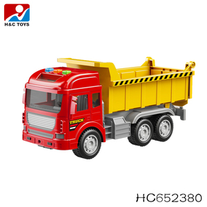 Jouet de <span class=keywords><strong>camion</strong></span> à ordures en plastique de simulation de friction inertielle pour enfants avec lumières et musique pour enfants - Product Image 4