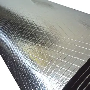 Placa rolo espuma isolamento térmico poliuretano à prova de fogo sadio folha alumínio para sistemas Hvac e sistemas refrigeração