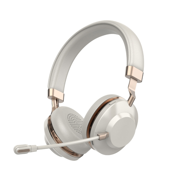 Hybrid Wireless Headset with AAC Over-Ear Design for Gaming