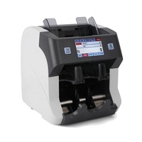 Vevor — Machine à compter ses billets de banque, mini imprimante thermique, deux poches pour compter l'argent