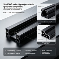 Revêtement électrophoretique cathodique bicomposant noir SH-450G, avec une excellente résistance à la corrosion des bords