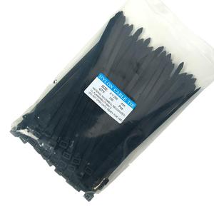 100 قطعة/كيس من روابط الكابلات البلاستيكية النايلون 66 من المصنع - Product Image 6