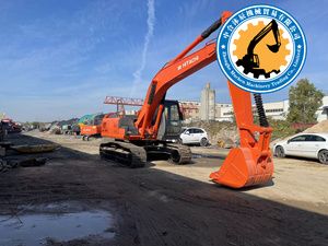 Excavadora de cadenas Hitachi ZX200 usada, excavadora hidráulica de 20 toneladas, máquina de movimiento de tierras sobre orugas para construcción - Product Image 5