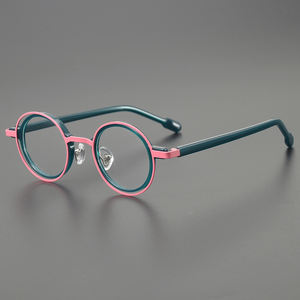 2025 unisexe personnalisé <span class=keywords><strong>en</strong></span> <span class=keywords><strong>ligne</strong></span> Prescription lunettes cadre innovant acétate <span class=keywords><strong>jeunesse</strong></span> esthétique coloré décoratif <span class=keywords><strong>en</strong></span> gros - Product Image 4