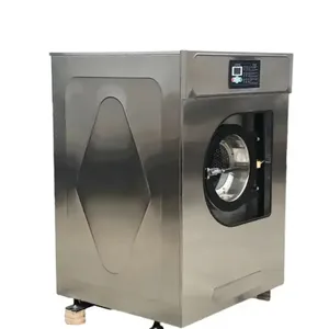 Professionele Volautomatische Industriële Wasapparatuur 25Kg 30Kg 50Kg 100Kg Wasmachine Voor Ziekenhuis Wasserij