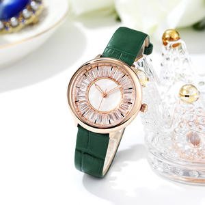 Nuevo reloj con correa de cuero para mujer, elegante y moderno, reloj de cuarzo resistente al agua - Product Image 4