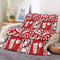 1000 Desain Kartun Makanan Kopi Minuman Toko Cetak Selimut Flanel Fleece Kustom Lembut Hangat Nyaman Selimut Lempar Tempat Tidur Sofa Selimut Perjalanan
