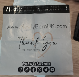Kustom Eco Poly Mailers untuk kemasan pakaian berkelanjutan didaur ulang bersertifikat EU tahan lama Biodegradable tahan air untuk surat - Product Image 2