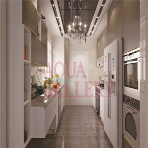 Meubles de <span class=keywords><strong>cuisine</strong></span> modulaires à haute dureté, finition UV, finition brillante, <span class=keywords><strong>sans</strong></span> poignée, jeux vidéo - Product Image 2