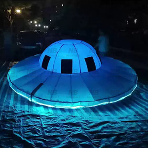 ลูกโป่งจานบินฮีเลียมยูเอฟโอเป่าลมได้ลูกโป่งเป่าลมขนาดยักษ์สำหรับตกแต่งธีมงานปาร์ตี้ - Product Image 3