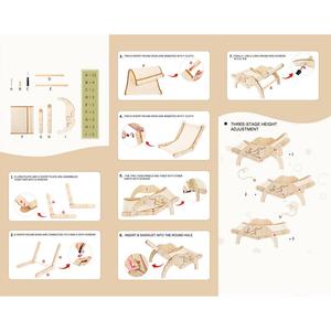 Kedi Scratcher kurulu ahşap çerçeve kedi tırmalama yatak 3 In 1 tırmalama sütunu Anti-Scratch oyuncaklar pençe kanepe kazıyıcı kediler için - Product Image 6