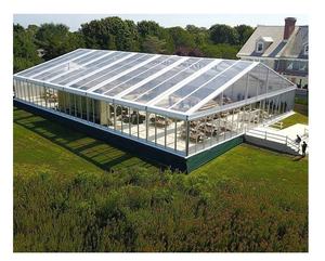 2025 populaire grand toit transparent de <span class=keywords><strong>cristal</strong></span> de <span class=keywords><strong>tente</strong></span> de chapiteau de <span class=keywords><strong>mariage</strong></span> de luxe imperméable en PVC spacieux pour les salons commerciaux - Product Image 1