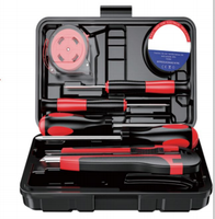 Kit d'outils ménagers, ensemble d'outils à main avec boîte à outils, kit d'entretien domestique personnalisable, kit d'outils essentiels pour la maison, outils robustes