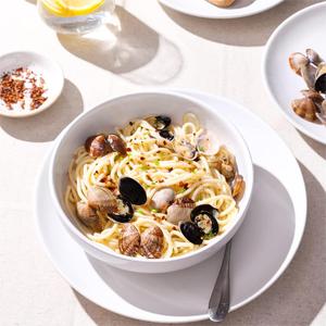 Logotipo personalizado moda blanco personalizado hogar Hotel utensilios de cocina Diner plato cerámica ensalada Pasta tazón para mezclar - Product Image 2