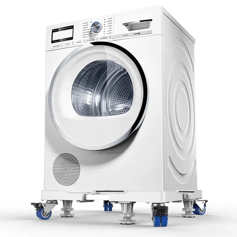 Adjustable Multi-function Mobile Washing Machine Base Fridge Stand Roller