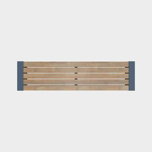 Banc d'extérieur en métal BDB, sièges modernes pour patio avec jardinières pour espaces commerciaux - Product Image 4