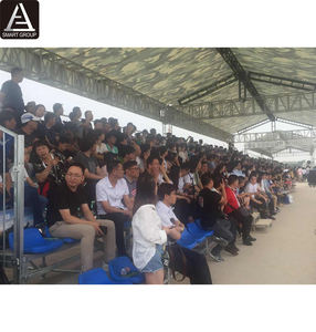행사를 위한 6 개의 줄 금속 구조상 옥외 Bleacher 강철 경청자 <span class=keywords><strong>Grandstand</strong></span> - Product Image 3