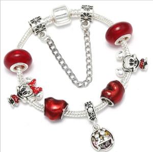 Bracelet à breloques pour chien et chat, filles, micro, clé, souris, bracelets de dessin animé - Product Image 4