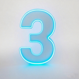 จัดส่งรวดเร็ว3ft 36นิ้ว91ซม. ความสูง0 1 2 3 4 5 6 7 8 9สี LED ตัวเลขนีออนสำหรับตกแต่งงานเลี้ยงวันเกิด - Product Image 3