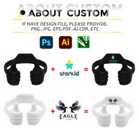 Support de téléphone réglable en PP, cadeau promotionnel, support de téléphone portable créatif et mignon, support de téléphone avec logo personnalisé