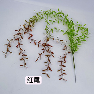 Drea พวงมาลัยไอวี่เทียมสำหรับตกแต่งบ้านและสวน, เถาวัลย์ใบไม้สีเขียว - Product Image 5