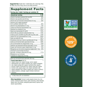 OEM ODM compresse multivitaminiche multivitaminiche quotidiane da uomo con marchio del distributore di vitamine e minerali integratori per la salute - Product Image 2
