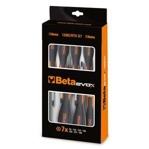 BETA - 012081207 Juego de 7 destornilladores Evox para Tamper Resistant Torx®Tornillos de cabeza con asas-DESTORNILLADORES EAN 8054809134796 - Product Image 1