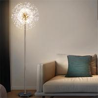 Lampe de sol de style pissenlit pour chambre à coucher, lampe de chevet, design créatif, lampe de sol verticale pour salon, canapé, coin
