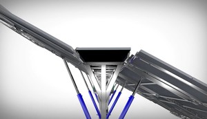 Tamir kapları hidrolik silindir kanat uçan açık yan kapı 40ft kargo konteyneri - Product Image 3