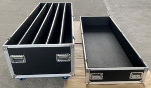 Tùy chỉnh kích thước nhôm trường hợp chuyến bay với bánh xe nhà máy giá Màn hình LED thiết bị giao hàng cho triển lãm thương mại - Product Image 5