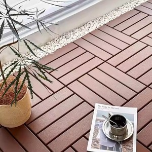 SHENGCHENG Plastic Interlocking Deck <b>Tiles</b> 12"x12"inch Waterproof Outdoor Flooring Patio Floor Exterior Balcony Decking <b>Tiles</b> - Product Image 2