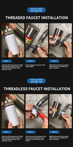 304 Stainless Steel Kitchen Tap Faucet Activated Carbon Household <strong>Water</strong> Filter Purifier System for <strong>Drinking</strong> <strong>Water</strong> - Product Image 6