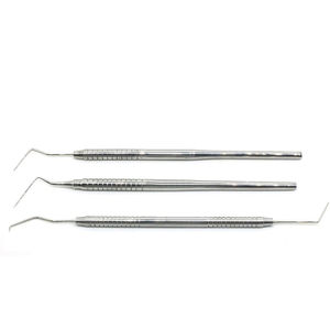 Sonda dental manual de una sola punta de acero inoxidable Addler para limpieza dental, instrumento de raspado dental en oferta, personalizable - Product Image 2