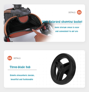 <span class=keywords><strong>Agape</strong></span> marca 3 en 1 cochecito de bebé de aleación ligera fácil plegable y portátil Alibaba superventas nuevo modelo - Product Image 5