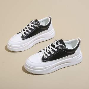 Sneakers Bianche con Plateau per <span class=keywords><strong>Donna</strong></span>, Comode <span class=keywords><strong>Scarpe</strong></span> Casual da Passeggio - Product Image 5