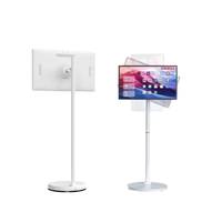 Nouvel écran portable tactile sans fil LED HDTV LCD de 24 à 27 pouces, téléviseur Android avec batterie de 6 heures