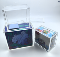 Protection Acrylique Etb, Boîte Acrylique Empilable, Étui Acrylique |   Boîte transparente anti-UV à fermeture magnétique pour collection de cartes Pokémon ETB