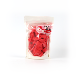 250g aromaterapia Etiqueta Privada colorido hidratante baño bomba rocas venta al por mayor baño rojo Fizzer para niños - Product Image 3