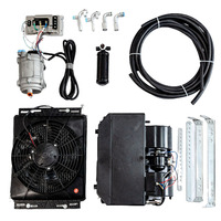 12V 24V Climatiseur Nouvelle Énergie Entièrement Automatique Onduleur Climatiseur Universel Voiture Électrique A/C Compresseur