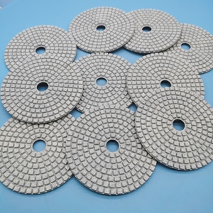 Almohadillas de pulido de diamante de resina flexibles húmedas OEM de 4 pulgadas de fábrica directa de China para cuarzo, mármol, <span class=keywords><strong>pizarra</strong></span>, arenisca, hormigón y granito abrasivo - Product Image 4