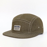 Casquette de randonnée et de camping pour hommes à visière plate, personnalisable avec votre logo, patch tissé, haute qualité BSCI, vente en gros