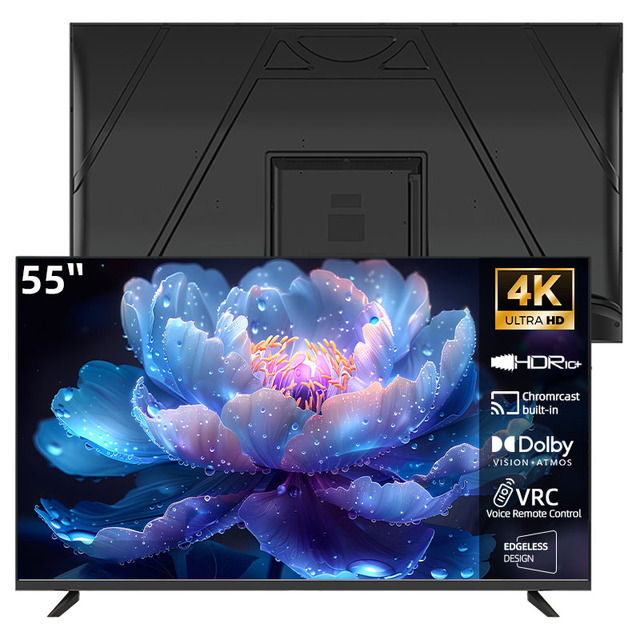 Large Screen Smart TV Versatile Connectivity 55/65/75/85/98 Inch 4K UHD HDR LED Television Home Cinema Conference Bathroom TV