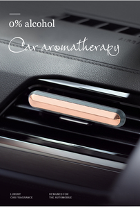 Ambientador de Coche Moderno y Lujoso de Aleación de Aluminio Naranja Sólido, Clip para Ventilación, Personalizado, de Alta Calidad, Metálico, de Larga Duración - Product Image 4