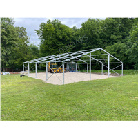 15x20 pour banquet en plein air, toit transparent, tentes d'auvent de mariage avec cassette VIP, plancher en bois