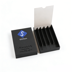 Emballage personnalisé pour pré-rouleaux, résistant aux enfants, biodégradable, fait main, lot de 5, gaufrage, emballage de pré-rouleaux à l'épreuve des enfants - Product Image 1