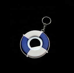 LLavero de anillo salvavidas de plástico, promoción personalizada, barato, con abrebotellas, para la playa - Product Image 2